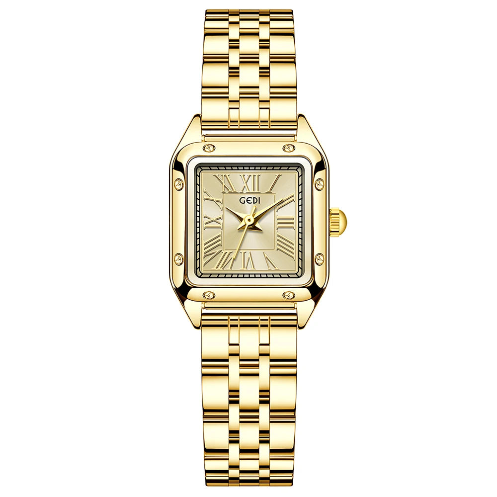 Vintage Square Quartz Women's Watch