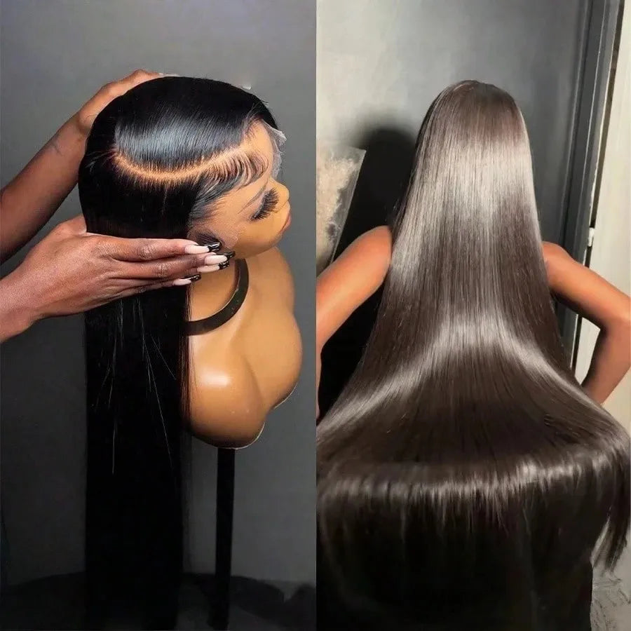 Glueless Straight Human Hair Lace Wig