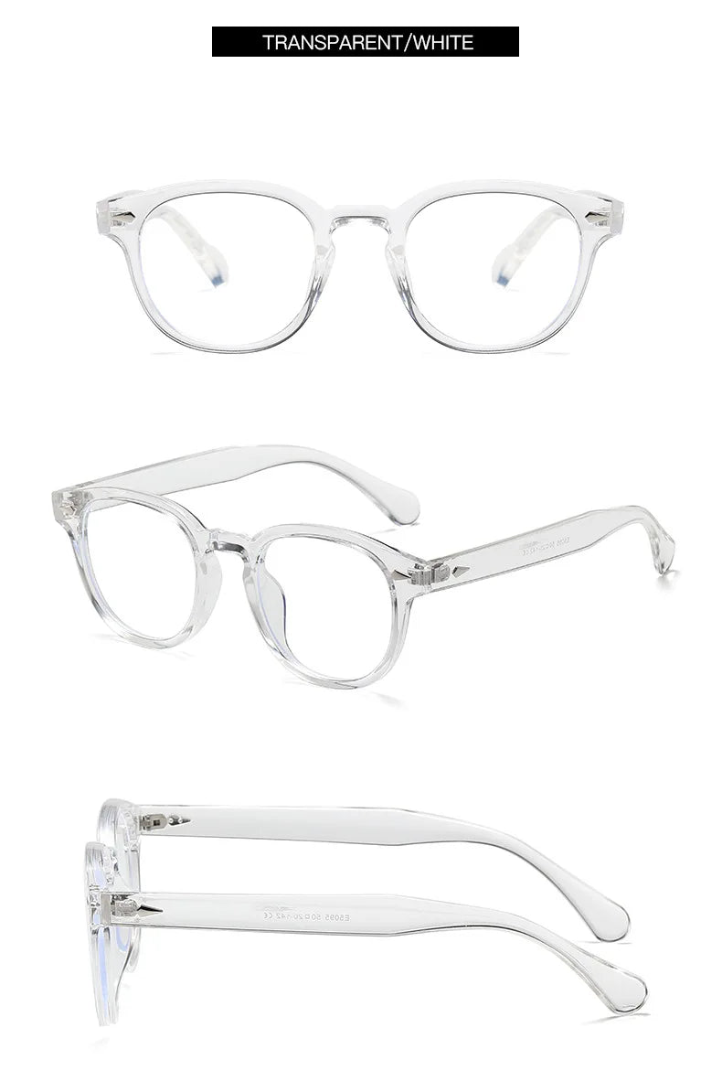 Ultralight Retro Round Frame Reading Glasses for Women