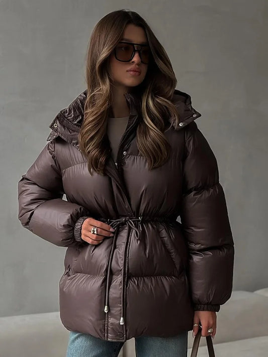 Detachable Hood Winter Jacket