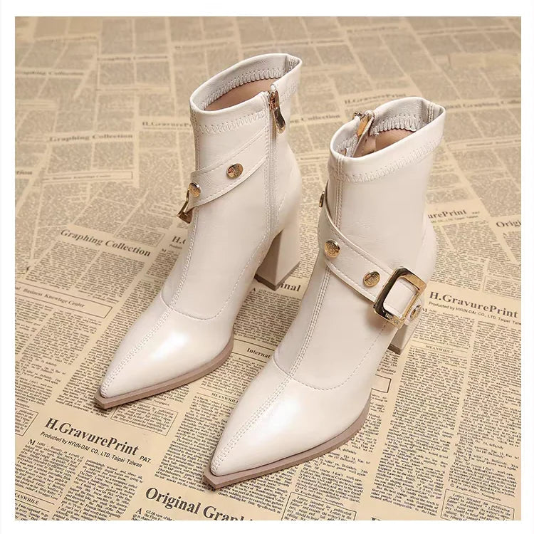 Pointed Toe Chelsea Boots