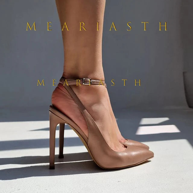 Elegant Patent Leather Pointed Toe Round Heel Pumps For Women