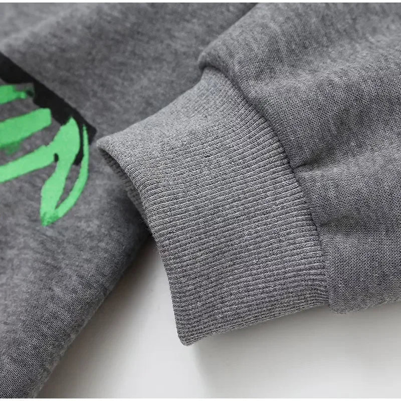 Loose Cartoon Graphic Long Sleeve Sweatshirt for Women