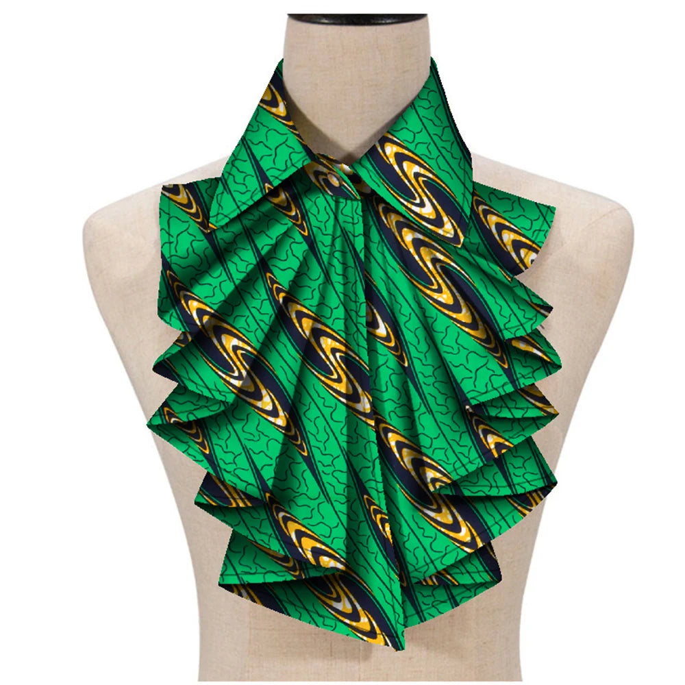 Handmade African Print Ankara Rope Necklace for Women