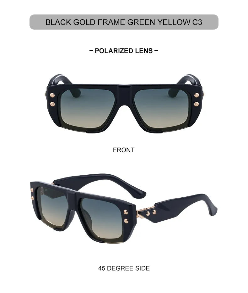 Punk Square Polarized Sunglasses