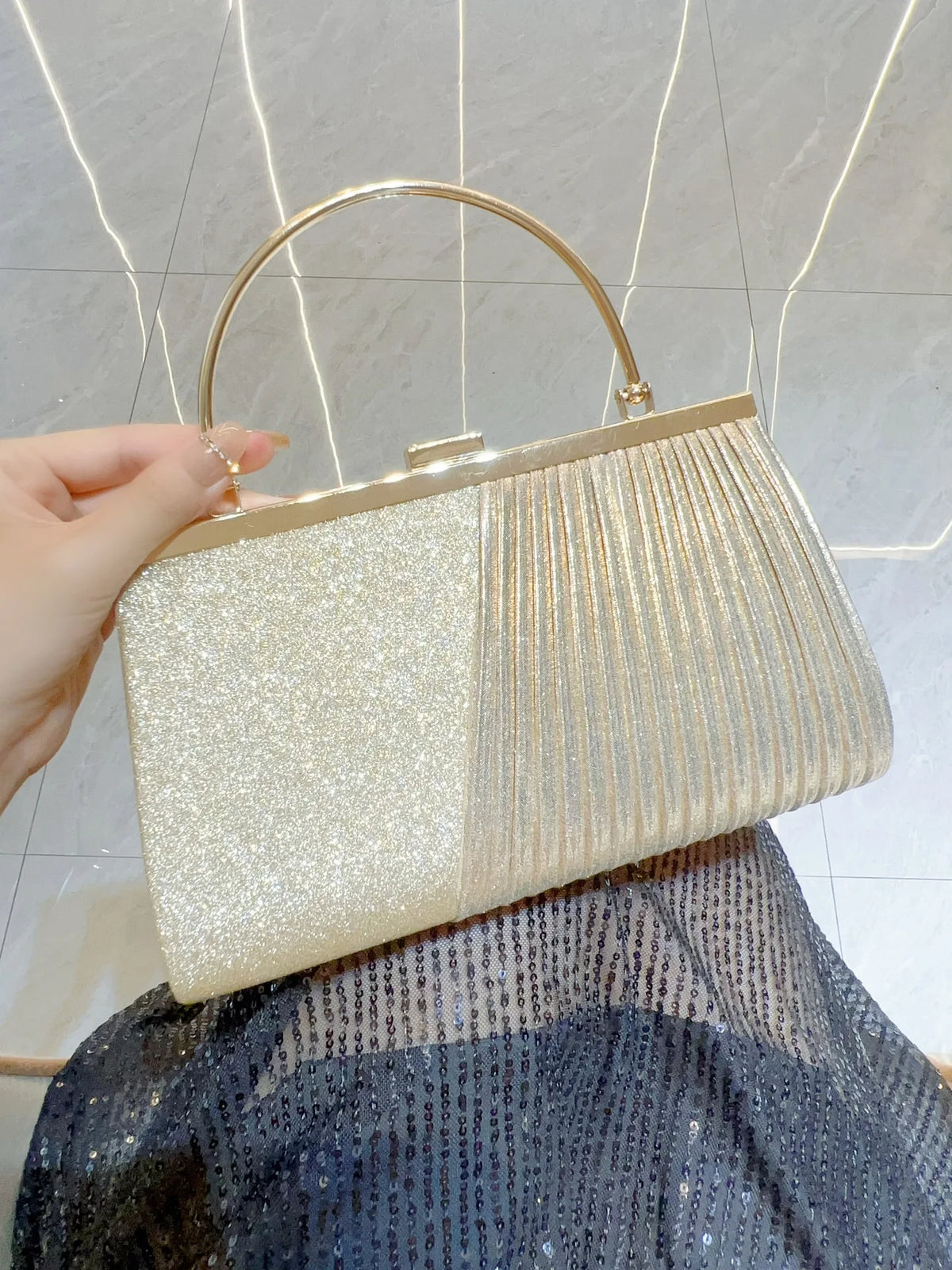 New Evening Women's Bag Luxury Brand Shiny Mini Handbag Colorful Diamond Large Capacity Mini Women's Shoulder Bag High Quality