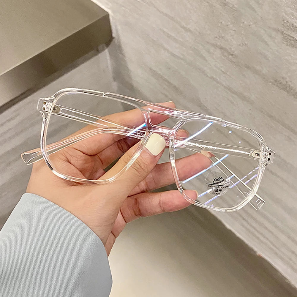Retro Square Blue Light Blocking Glasses