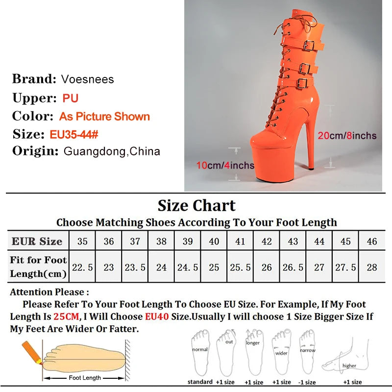 Runway Ready Platform Zip Stiletto Boots for Women
