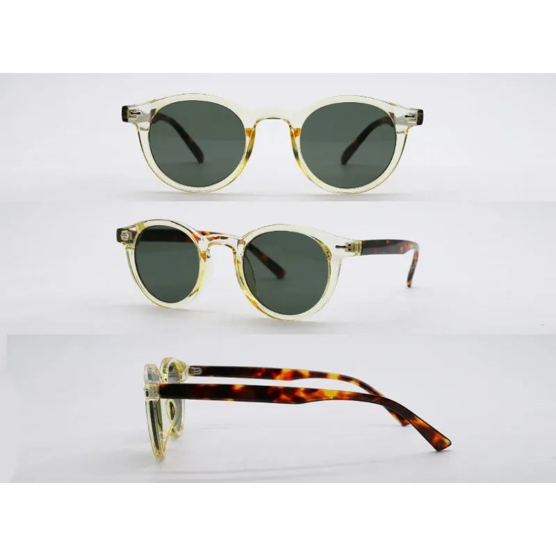 Vintage Round Gradient Sunglasses