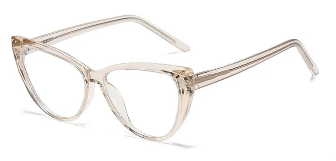 Stylish Transparent Cat Eye Reading Glasses for Women