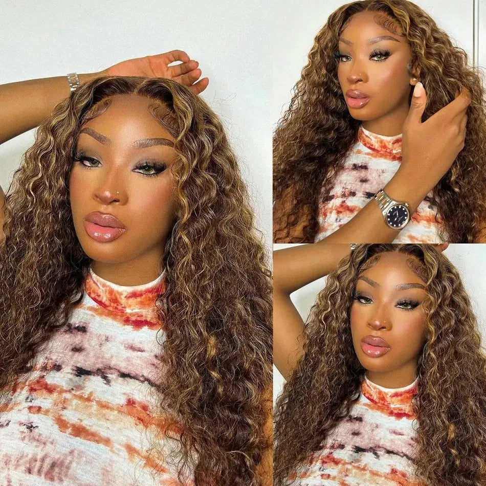 Brazilian Human Hair Ombre Lace Front Wig for Women