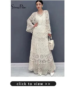 Bell Sleeve Two Piece Maxi Skirt Set