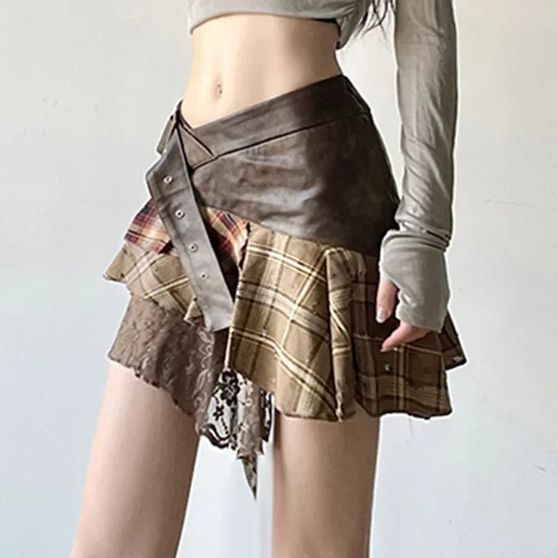 Harajuku Plaid Skirt
