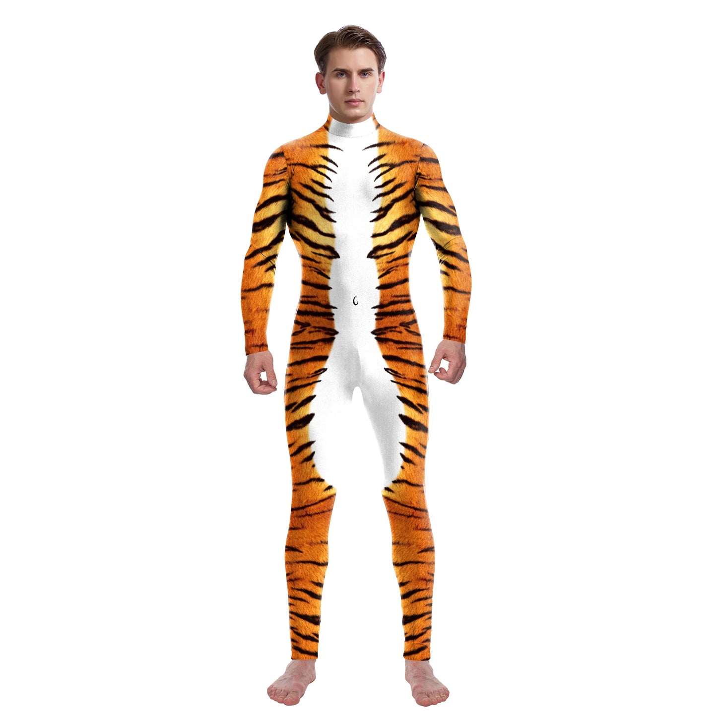 Deluxe Family Matching Tiger Cosplay Bodysuit for Women