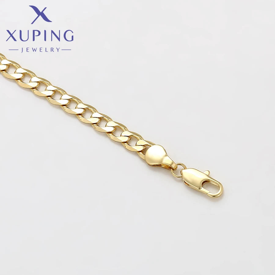 Gold Tone Ethnic Link Chain Bracelet