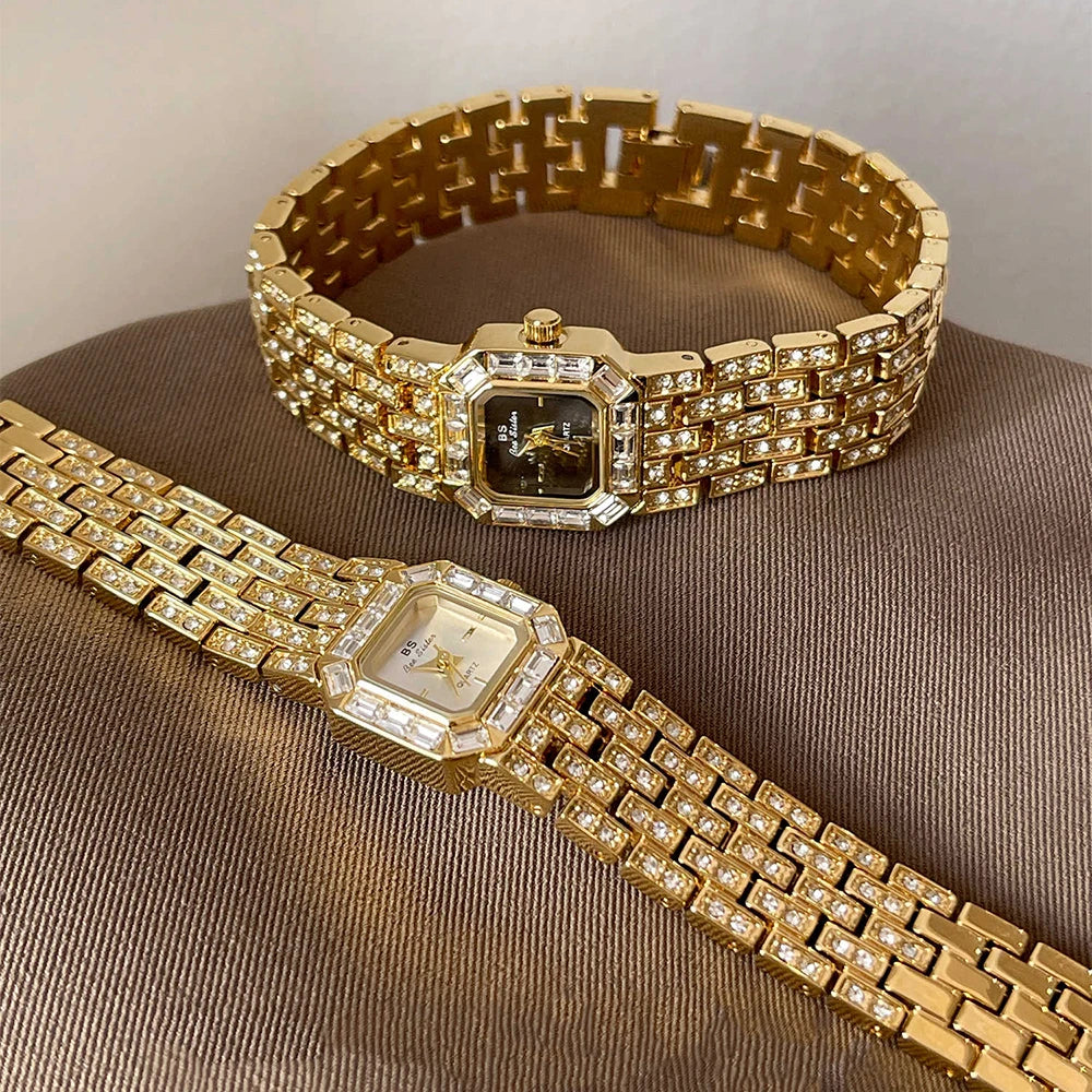 Square Quartz Wristwatch for Women