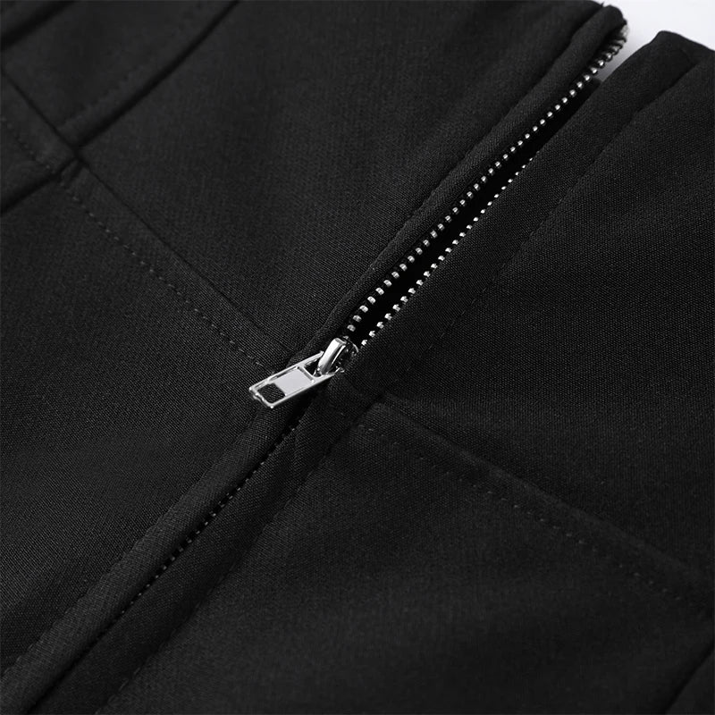 Women's Pant Set Office Elegant V-neck Full Sleeve Blazers High Waist Straight Pants Female Sets 2026 New Winter Woman Outfits