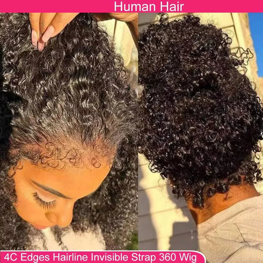 Drawstring Deep Wave Wig