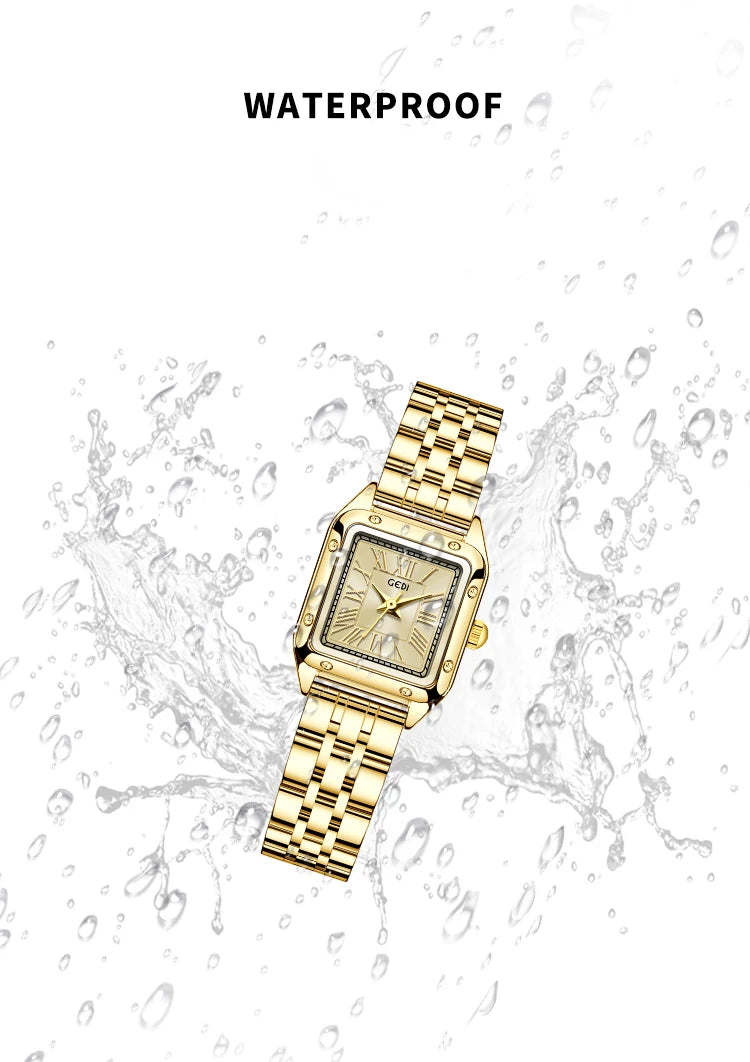 Vintage Square Quartz Women's Watch