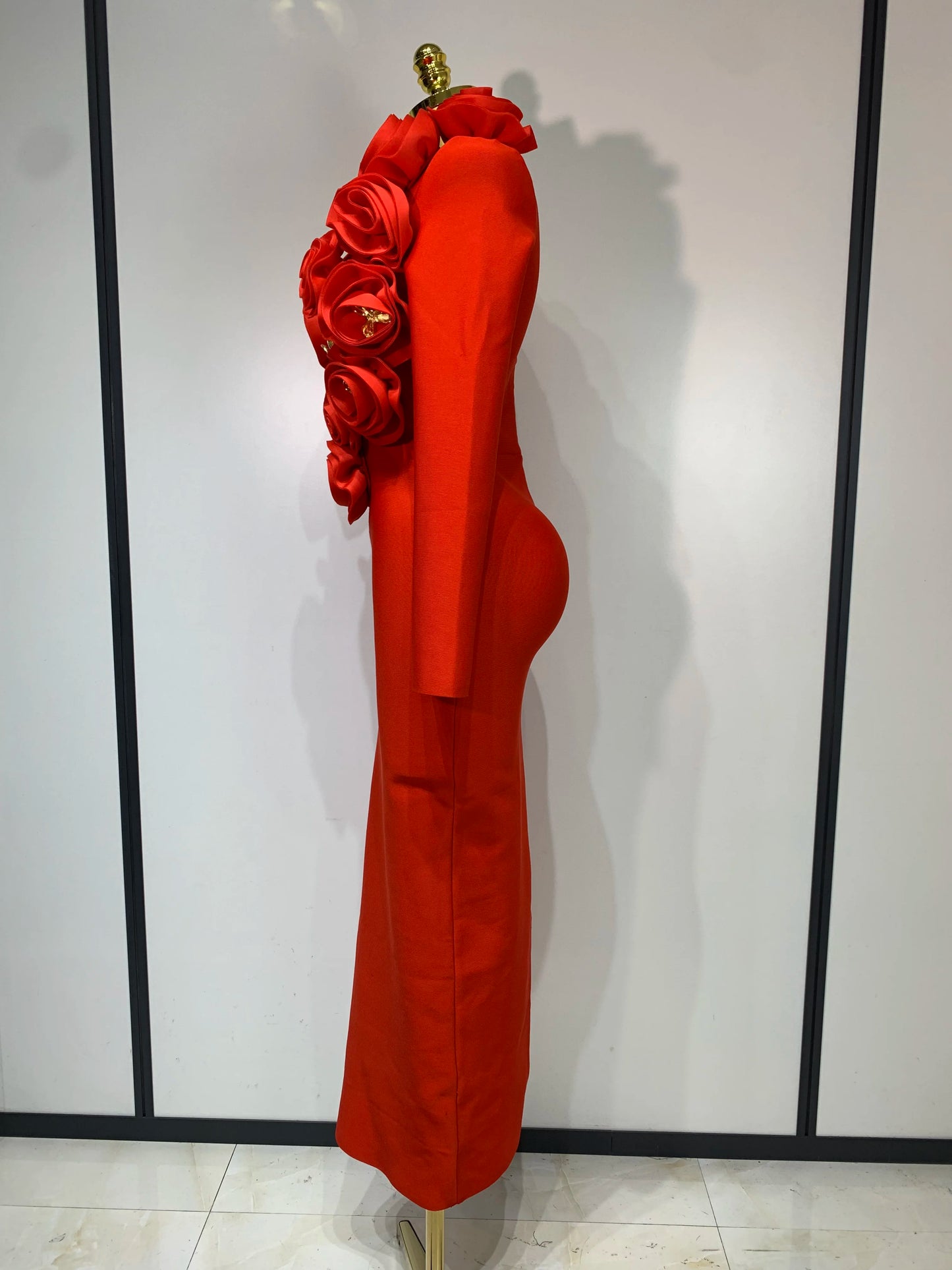 2025 New Fashion 3D Flower Sleeveless Bodycon Bandage Dress Women Celebrity Elegant Party Club Luxury Birthday Dress Vestidos ﻿