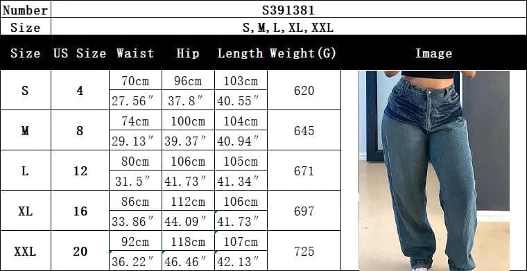 Streetwear Wide Leg Jeans Cargo Pants Sexy Women High Waist Elegant Denim Casual Straight Trousers