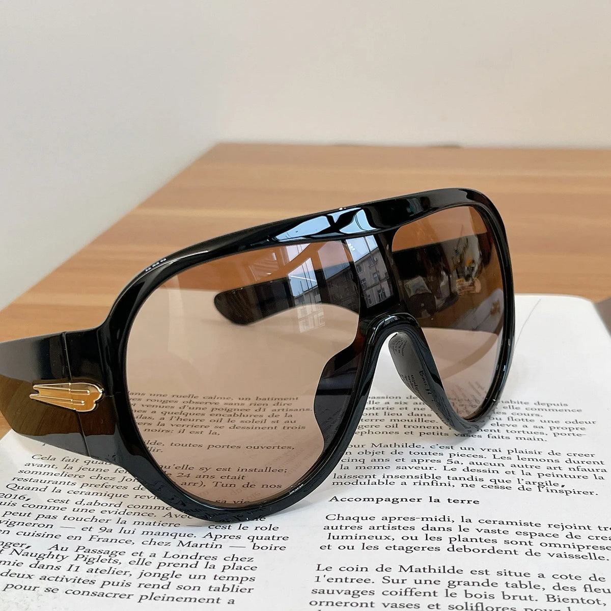 Oversized UV400 Shield Sunglasses
