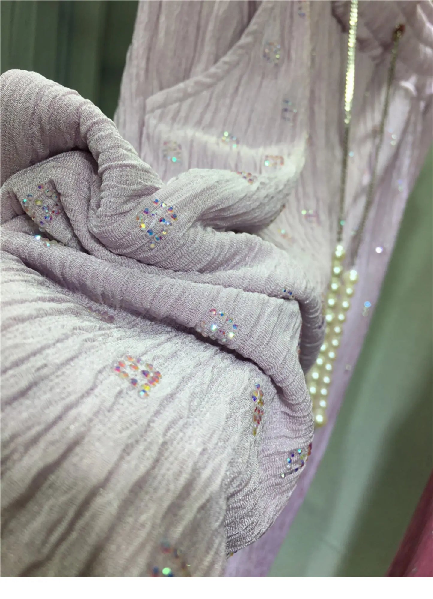 Pink Silk-Feel Wide Leg Pants