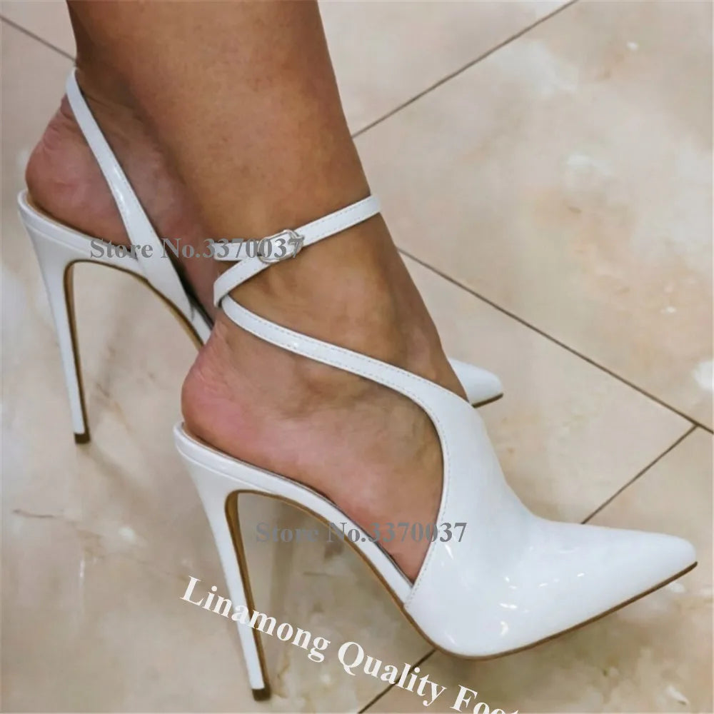 Black Patent Leather Pointed Toe Pumps