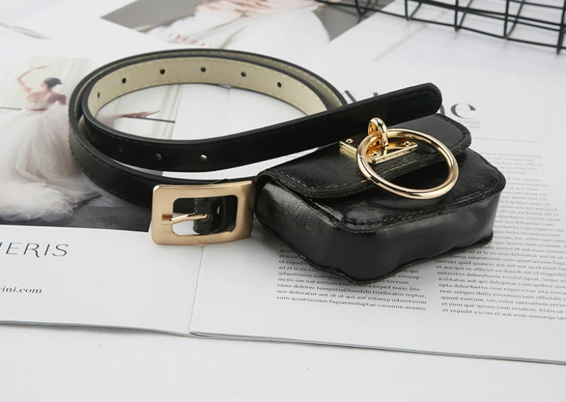 Minimalist Geometric Buckle Casual Belt for Women