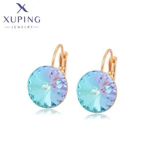 Animal Pattern Gold Plated Hoop Earrings