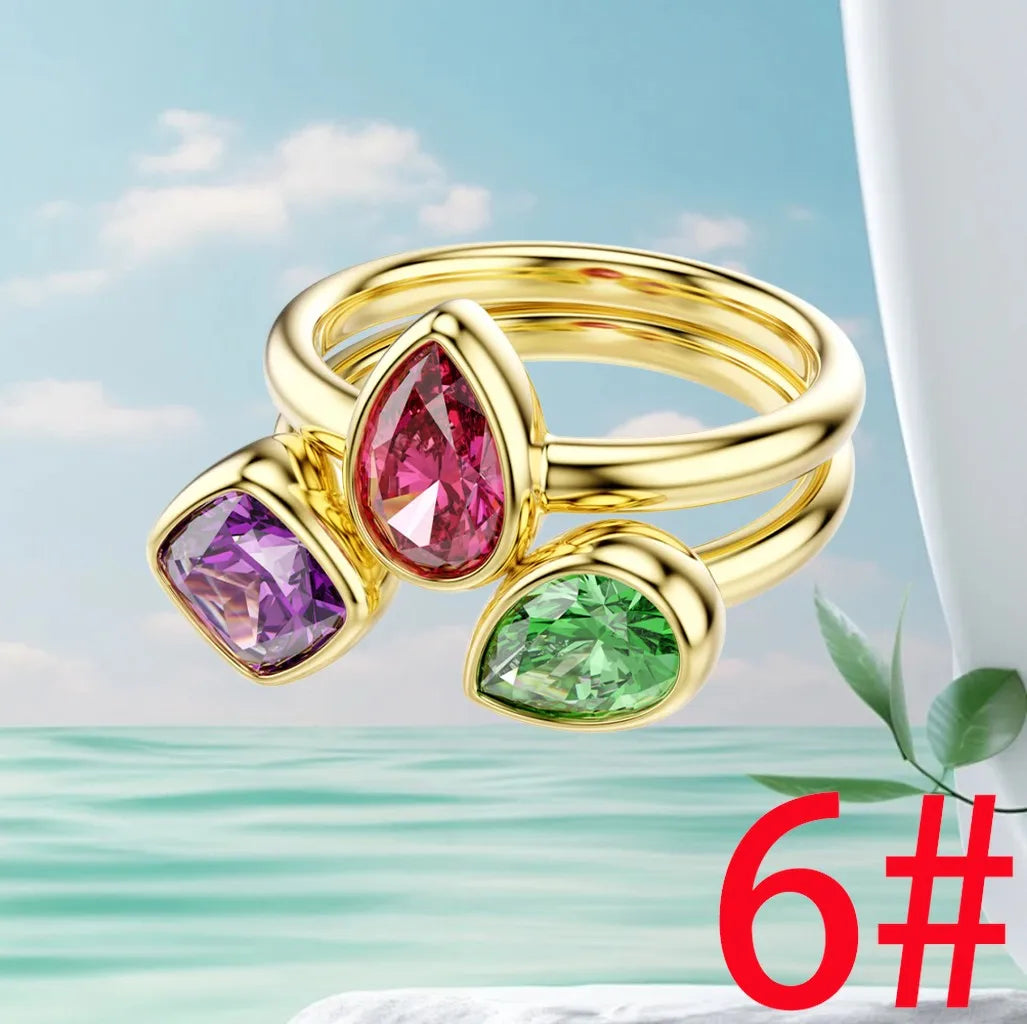Mixed Cut Crystal Jewelry Set