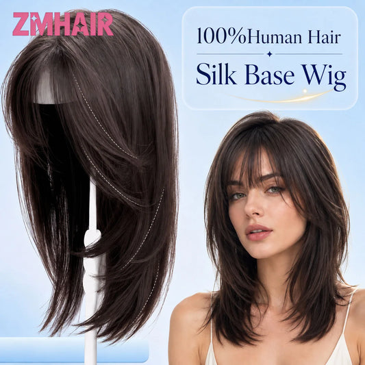 Soft Straight Silk Base Wig