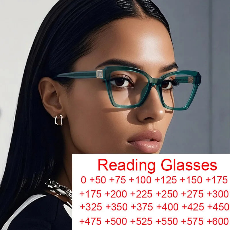 Ultralight Blue Light Blocking Reading Glasses for Women