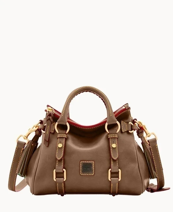 Florentine Micro Texture Satchel Bag