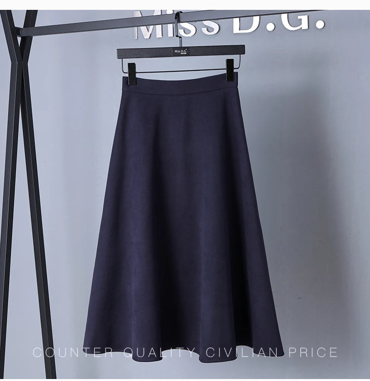 High-end OL Elegant Two-piece Set Autumn and Winter Fashion Long-sleeved Slim Jackets Coat High-waist Skirt Sets Women's Outfits