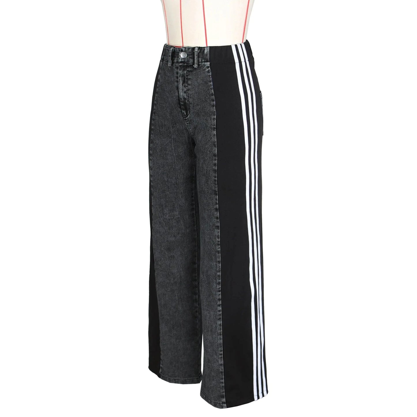Wide Leg Jeans Cargo Pants Sexy Women High Waist Elegant Streetwear Denim Casual Straight Trousers