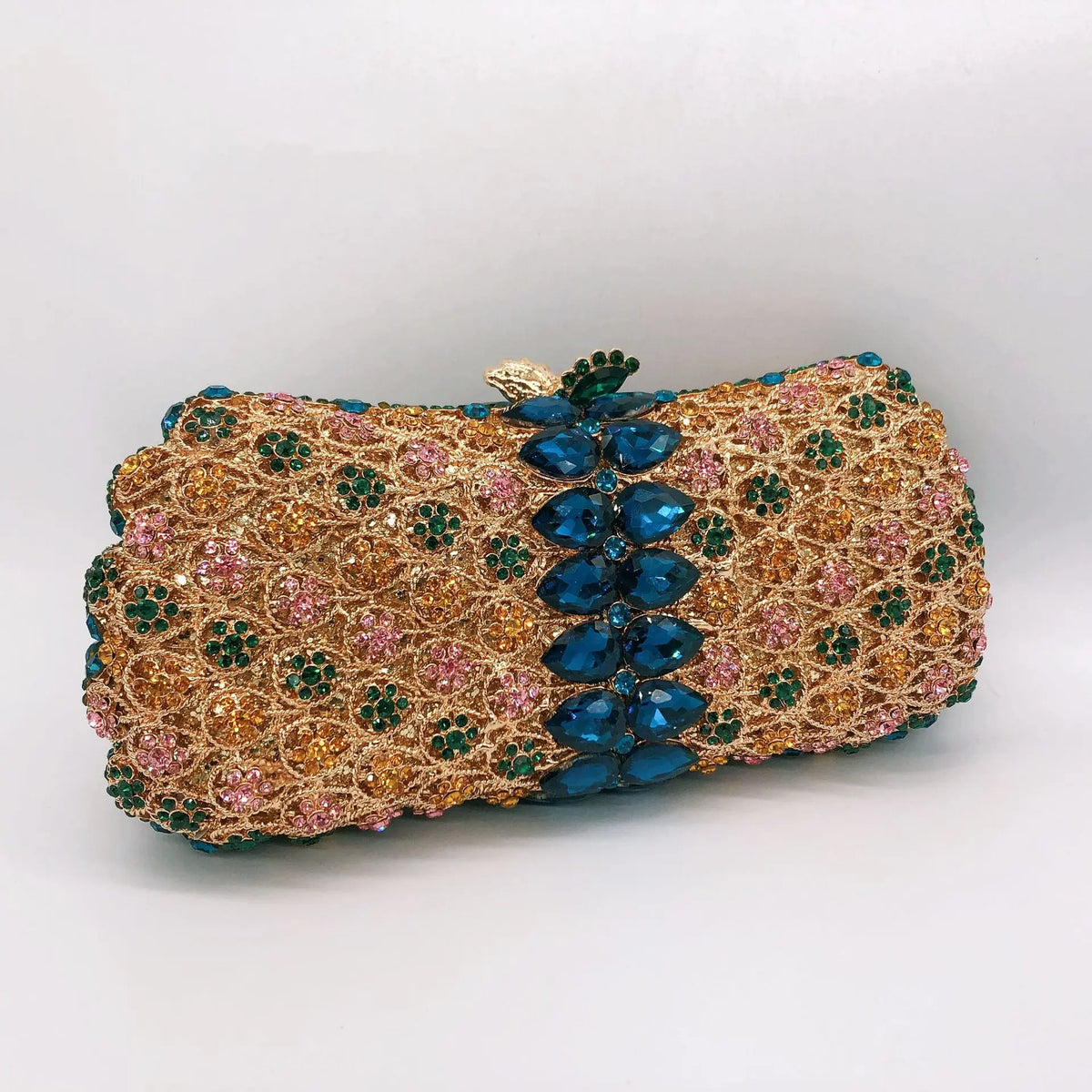 Hollow Rhinestone Evening Clutch Handbag for Women