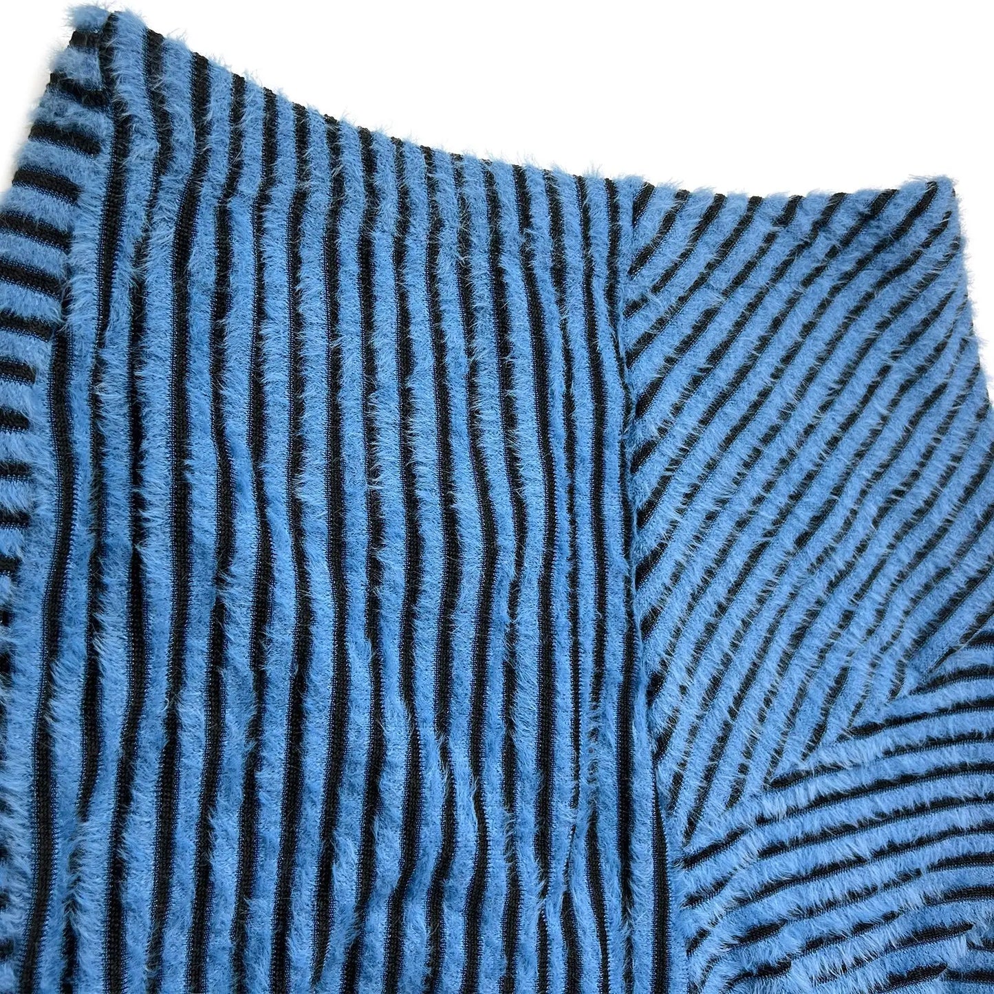 FAGADOER Stripe Plush Stacked Pants Women Casual Solid Color Fur Patchwork Flare Trousers Y2K Female Streetwear Bottoms 2025 New