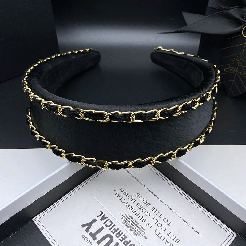 Wide Edge Volumizing Hair Headband with Secure Hold for Women