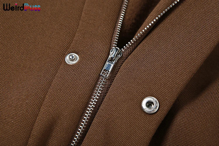 Casual Patchwork Zip Up Long Sleeve Jacket for Women