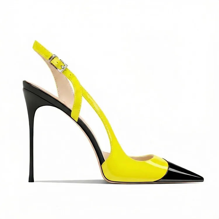 Pointed Toe High Heel Slingback Sandals for Women