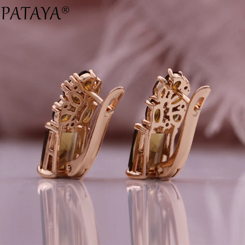 Rose Gold Cubic Zirconia Jewelry Set