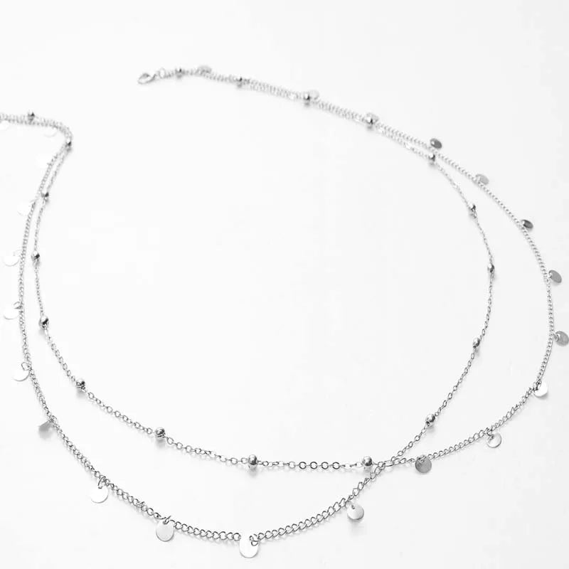 Beaded Double Layer Waist Chain
