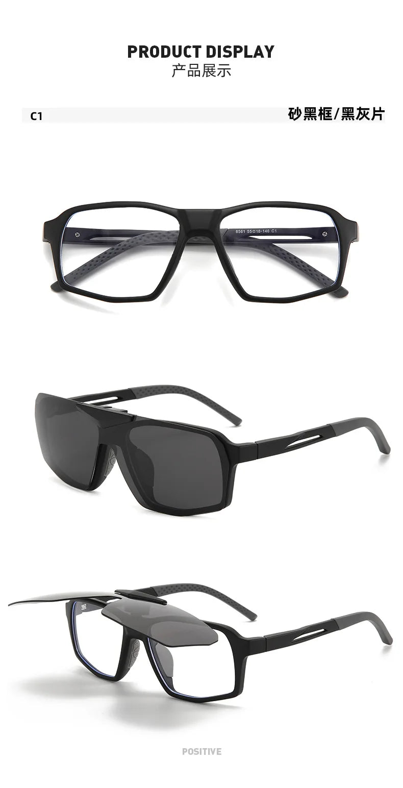 Polarized Clip On Flip Up Reading Glasses for Women