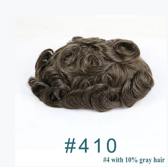 Breathable Curly Invisible Full Lace Human Hair Wig for Women
