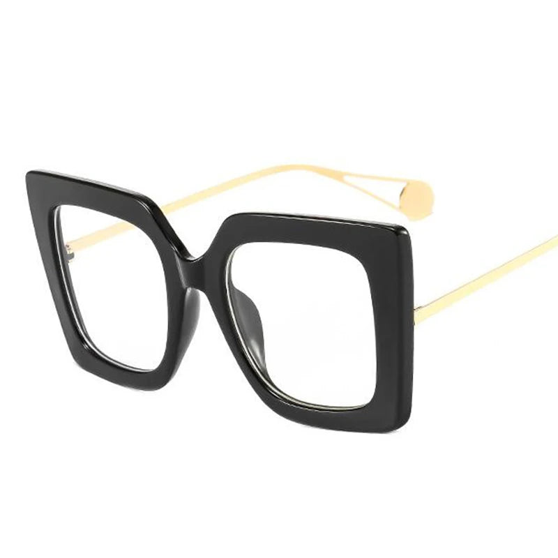Oversized Leopard Blue Light Blocking Reading Glasses for Women