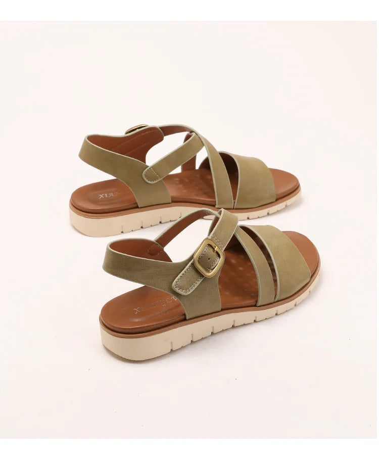 Summer Lightweight Single Strap Wedge Sandals for Women