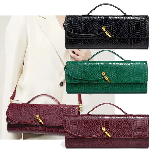 Elegant Crocodile Chain Handbag