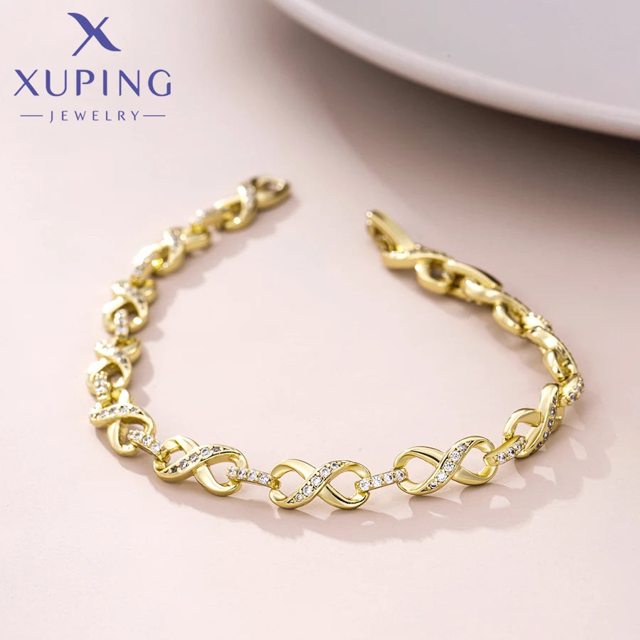 Light Gold Snake Chain Charm Bracelet