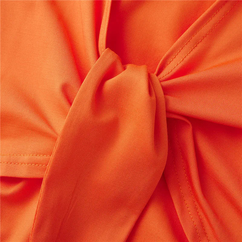 Velma Inspired Orange Three Piece Costume Set for Women